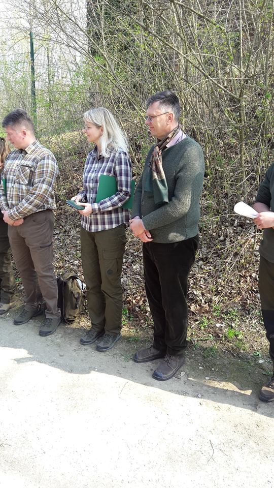 Antje Bettac und Uwe Wirtz zum Jagdschulabschluß im Jagdschulzentrum Mitteldeutschland