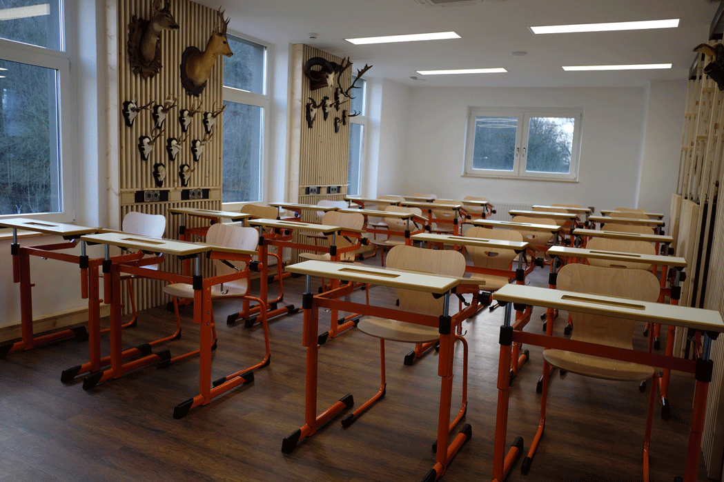 Seminarraum im Jagdschulzentrum Mitteldeutschland